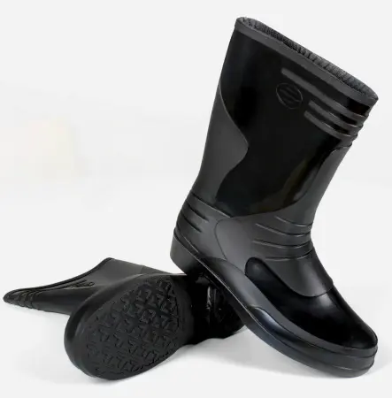 Сапоги женские ПВХ (черный)