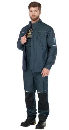 Куртка ЛЕВЕЛ (синий/черный)