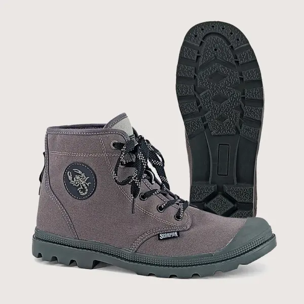 Ботинки СКОРПИОН КОМФОРТ ПУ-Р 1650 Резина (серый)