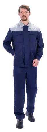 Костюм ТЕХНИК 2 с ПК (т.синий/серый)