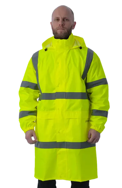 Плащ-дождевик BRODEKS KS252 сигнальный (желтый) Плащ-дождевик BRODEKS KS252 сигнальный (желтый)