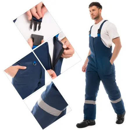 Костюм ОРИОН ГРЕТА зимний с ПК (т.синий/васильковый)