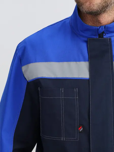 Костюм БРИГОТЕК-1 СОП с БР (т.синий/васильковый)