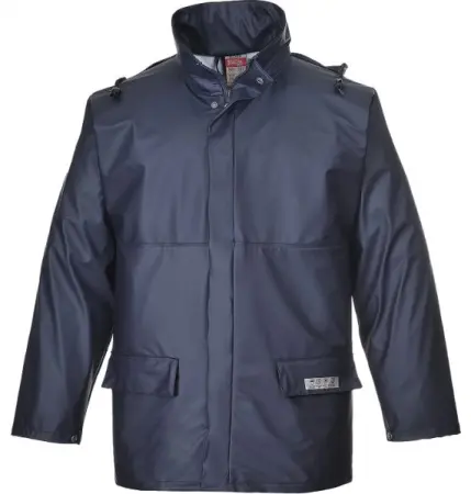 Куртка-дождевик PORTWEST FR46 антистатическая огнеcтойкая (т.синий)