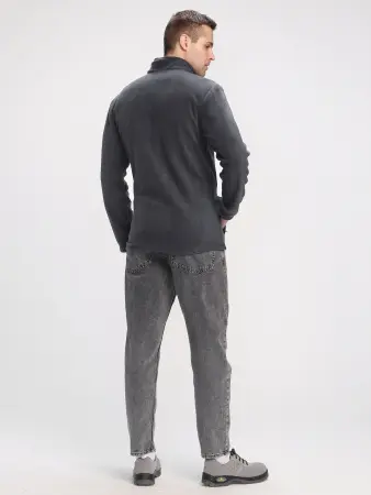 Куртка ТАЙФУН флис (серый)