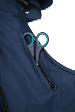 Костюм БАРРИК-2 СОП зимний с ПК (т.синий/васильковый)