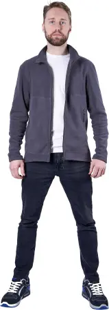 Куртка флисовая ФЬЮЖЕН (т.серый)