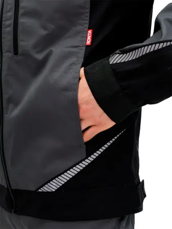 Куртка RONTA KR271 (т.серый/черный)