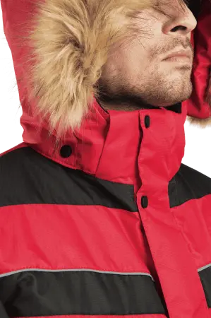 Куртка ДИКСОН зимняя (красный/чёрный)