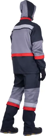 Костюм ЭЛЕКТРОСТОП ТЕРМО ЗЭТВ 30 противоэнцефалитный с БР (серый/красный)