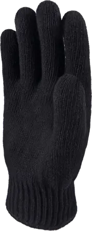 Перчатки Спец-SB трикотажные ДВОЙНЫЕ (черный) ОТГРУЗКА КРАТНО 5 ПАР