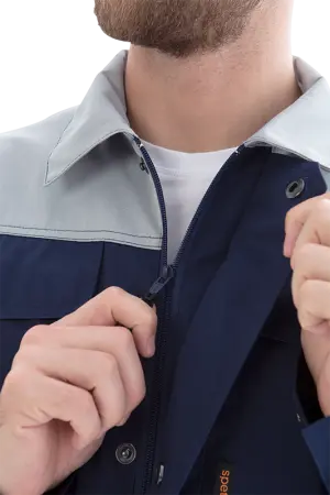 Костюм ТЕХНИК 2 с ПК (т.синий/серый)