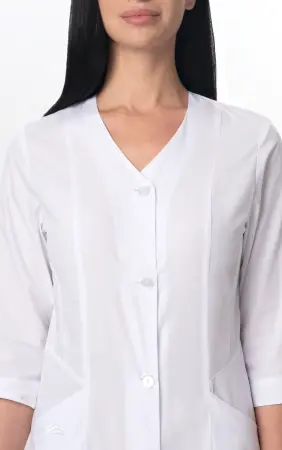 Халат АДАЖИО (белый) женские медицинские