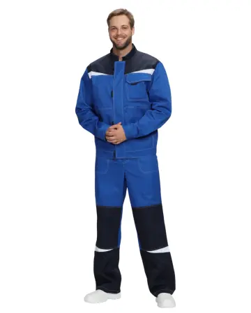 Костюм СТРОЙ-1 CH с БР (васильковый/т.синий)