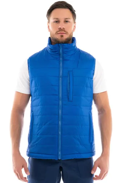 Жилет КАНАДА зимний (васильковый/салатовый)