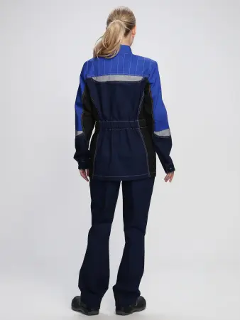 Костюм ФОРМУЛА-1 IMP женский с БР (т.синий/васильковый/черный)