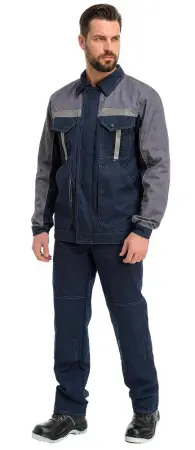 Костюм RONTA KS804 с БР (т.синий/серый)