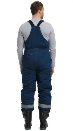 Костюм RONTA KS242 зимний с ПК (т.синий/васильковый)