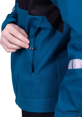 Куртка СТРОНГ (бирюзовый/черный)