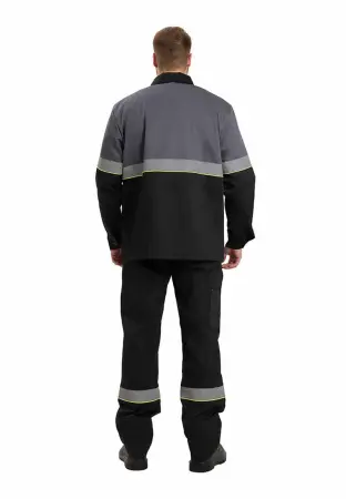 Костюм ЮЖНАЯ ШИРОТА с БР (черный/серый)
