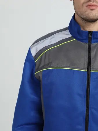 Костюм ПРАКТИК-2 СОП CH с ПК (васильковый/серый)