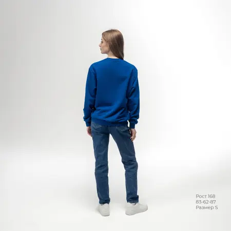 Толстовка REDFORT 355 петля-диагональ (ярко-синий)