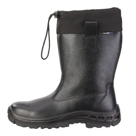 Сапоги ИНДЕВОР ХАРД ПУ/Нитрил шерст.мех с КП (черный)