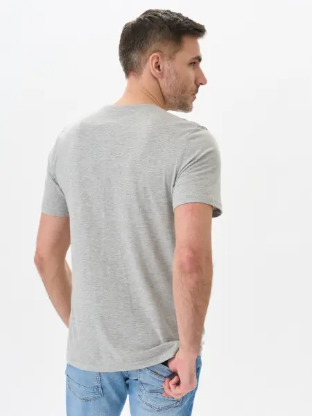 Футболка PREMIUM (меланж т.серый)