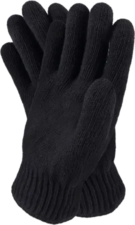 Перчатки Спец-SB трикотажные ДВОЙНЫЕ (черный) ОТГРУЗКА КРАТНО 5 ПАР