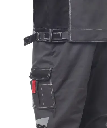 Костюм ФОРМУЛА с ПК (т.серый/красный/черный)