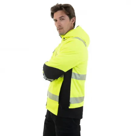 Куртка Brodeks Softshell KS 227 сигнальная (желтый/черный)