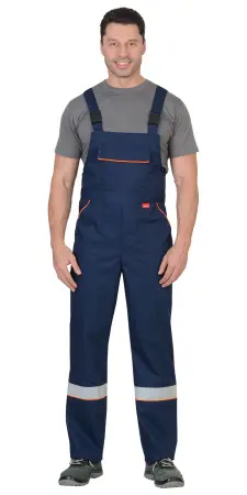 Костюм СИРИУС-МАСТЕР с ПК (т.синий/оранжевый)