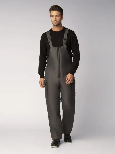 Костюм БАЛТИКА зимний с ПК (т.серый/красный)