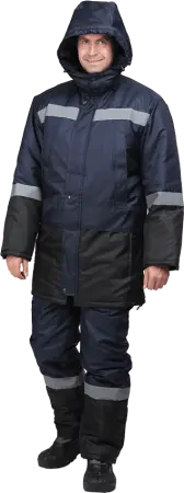 Костюм МЕРКУРИЙ зимний с ПК (т.синий/черный)