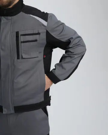 Куртка МИЛАН NEW CH МВО (т.серый/черный)