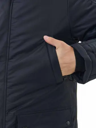 Куртка АЛЯСКА зимняя удлиненная (черный)