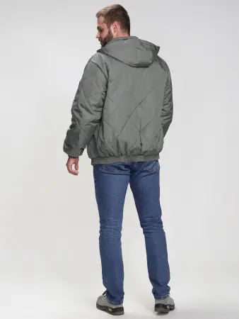 Куртка БОМБЕР-ЛЮКС демисезонная (св.серый)