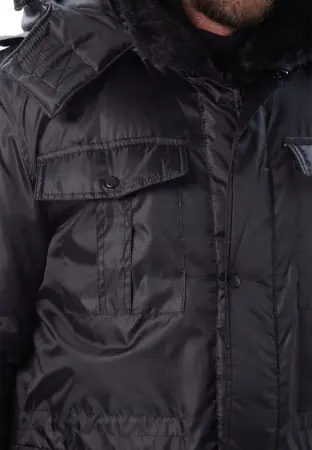 Куртка охранника зимняя (черный)