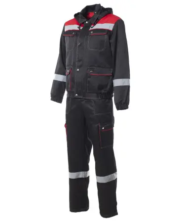 Костюм АНТЕЙ с СОП с ПК (черный/красный)