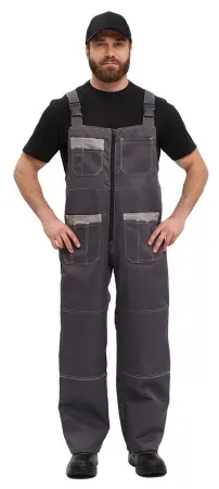 Полукомбинезон РОЛЬФ (т.серый/св.серый)