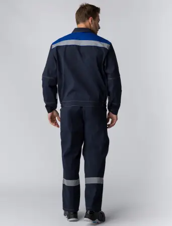 Костюм ЛИПЕЦК СОП с ПК (т.синий/васильковый)