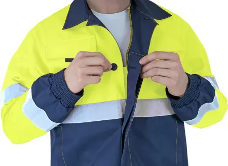 Костюм БРАЙТ с ПК (флуоресцентный желтый/синий)