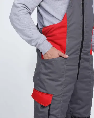 Костюм ЗИМНИК зимний с ПК (т.серый/черный/красный) Костюм ЗИМНИК зимний с ПК (т.серый/черный/красный)