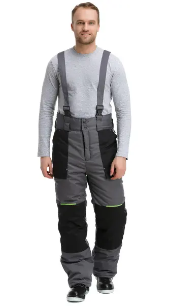 Костюм RONTA KS920 зимний с БР (т.серый/черный/лаймовый) Костюм RONTA KS920 зимний с БР (т.серый/черный/лаймовый)