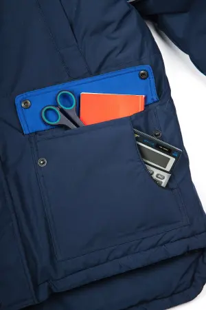 Костюм БАРРИК-2 СОП зимний с ПК (т.синий/васильковый)