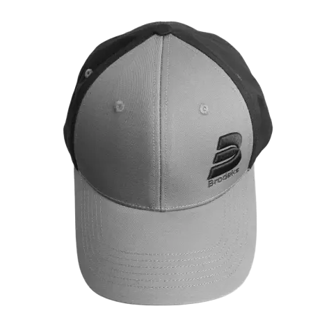 Бейсболка BRODEKS KM130 (серый/черный)