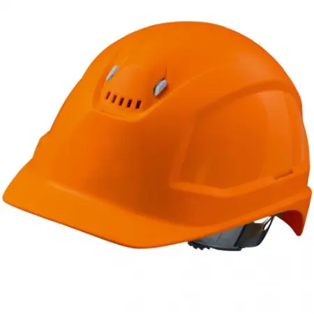 Каска защитная UVEX ФЕОС IES с храповиком (оранжевый)