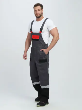 Костюм ВИВАТ-2 ПРЕМИУМ IMP с ПК (т.серый/черный/красный)