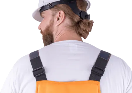 Костюм БРАЙТ зимний с ПК (оранжевый/синий)