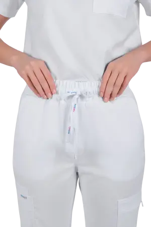 Брюки КЕЛЛИ женские (белый) женские медицинские